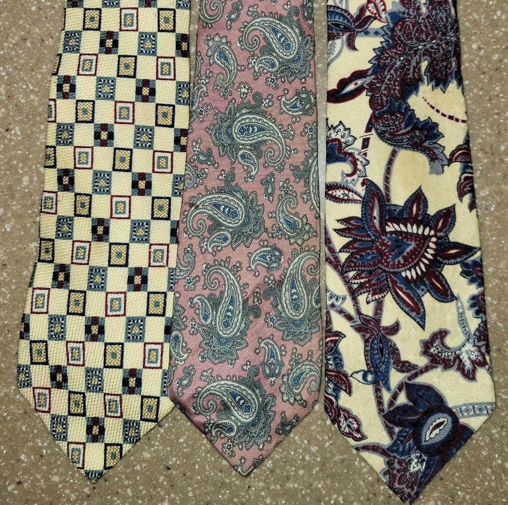 Weitzenkorn's Clothiers ties, set of 3